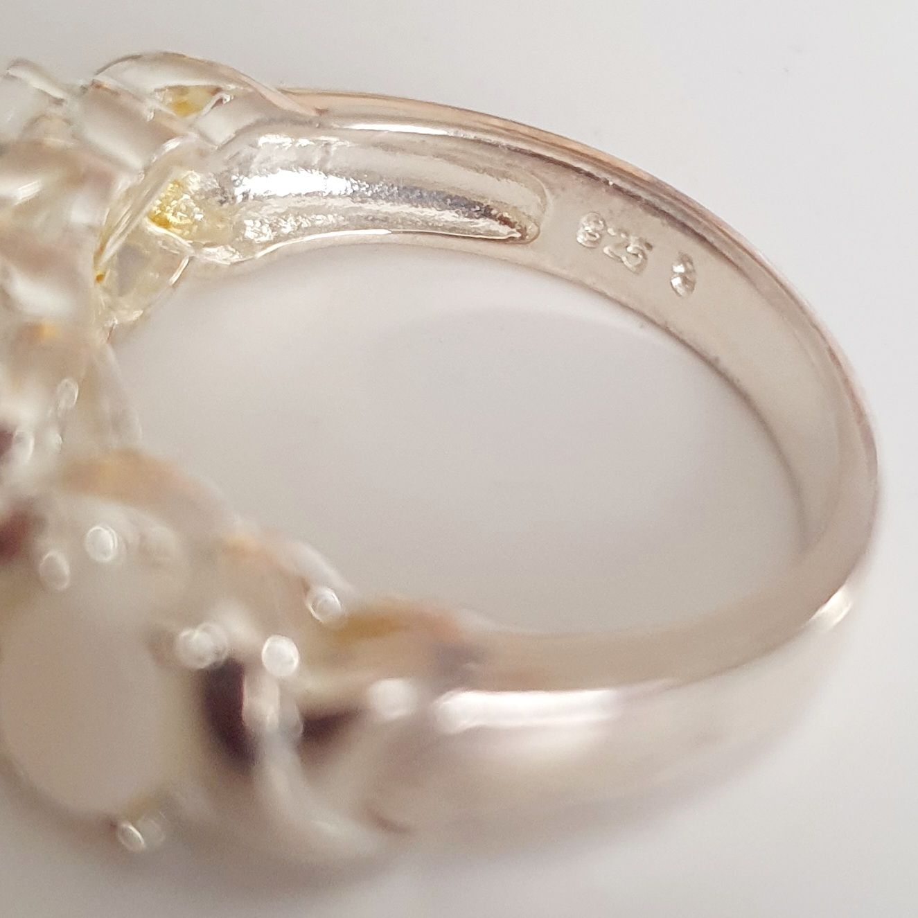 Anelli: Weisser Opal Ring, 925 Silber, Gr. 17.2 mm – Usato da Kreuzlingen venduto da Wunderkiste123 6