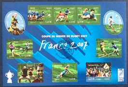 2007 France- Frankreich Rugby - Weltmeisterschaft Bogen **