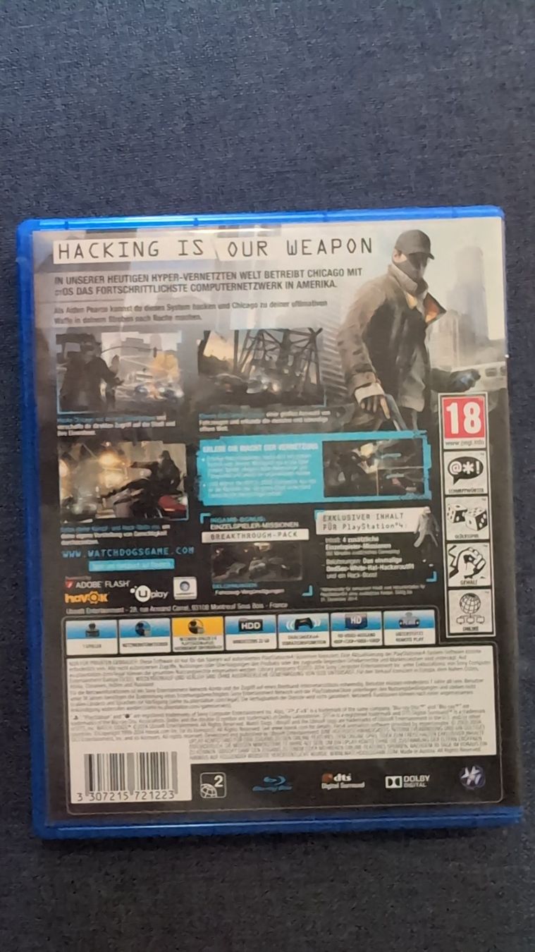 Giochi: Watchdogs PS4 – Usato da Zürich venduto da man_8hdl 1