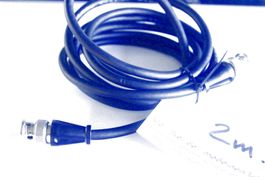Coaxial RG-59 U - Patchkabel & RCA / Chinc - Adapter, 2m.