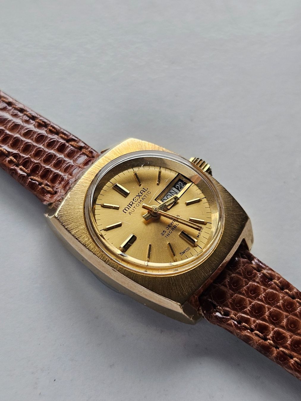Mirexal Uhren: 178 Mirexal Automatic Day Date Damenuhr – Gebraucht aus Berikon von mmm21 1