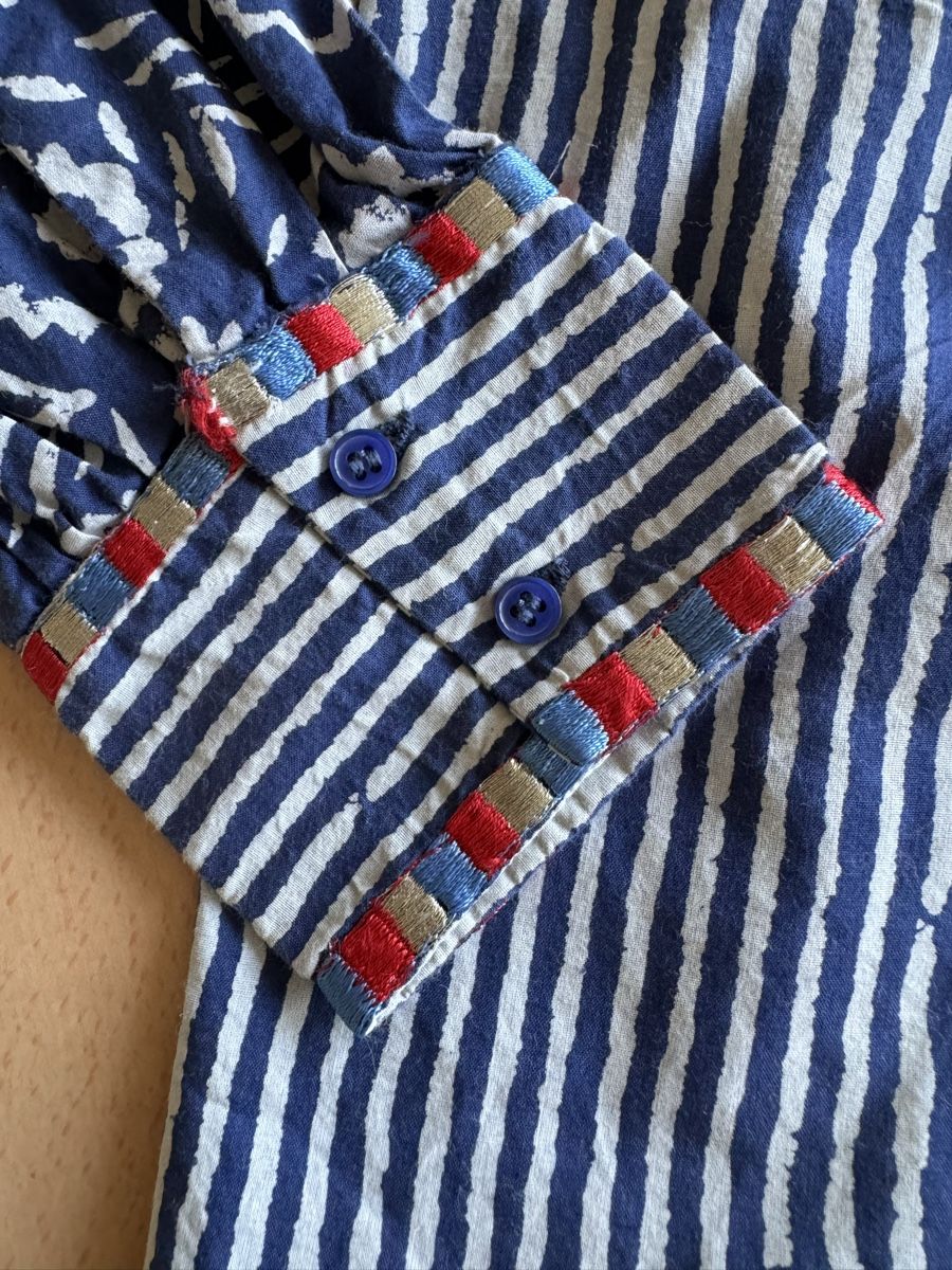 Sezane Blusen: Chemisier Sézane rayé bleu et blanc, taille 34 – Neu (gemäss Beschreibung) aus Morges von sandy069 3
