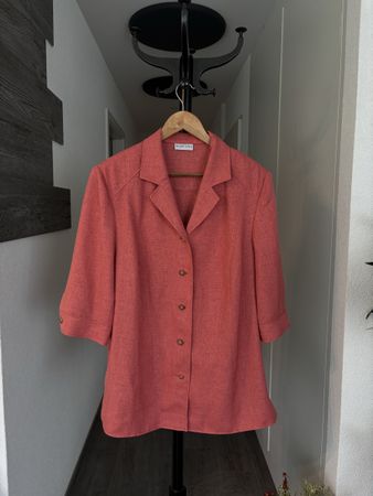 Veste d'été corail MARCONA, taille 42, élégante!