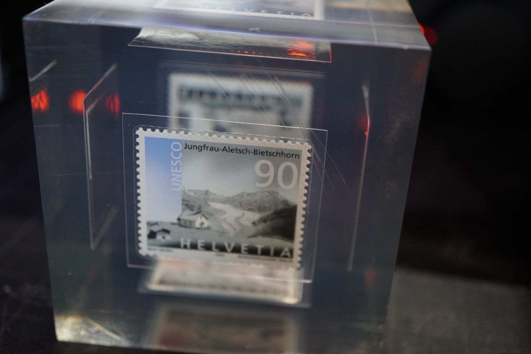 Tutti i francobolli: Briefmarken-Acrylblock – Usato da Eschenbach SG venduto da craniums 1