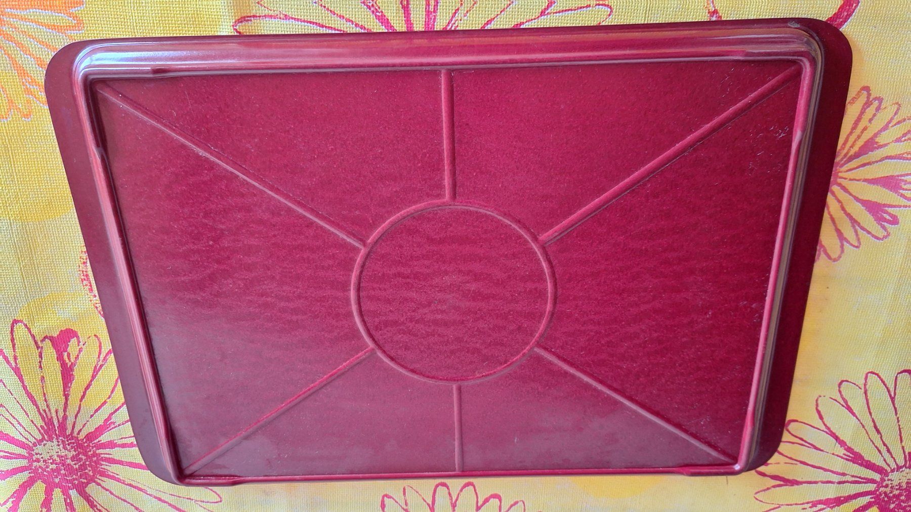 Servierplatten: Vintage Tablar Bakelit rot – Gebraucht aus Dornach von majo8689 1