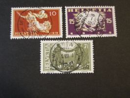 1919 FRIEDENSMARKEN VOLLSTEMPEL,  AB 25.XI.19.