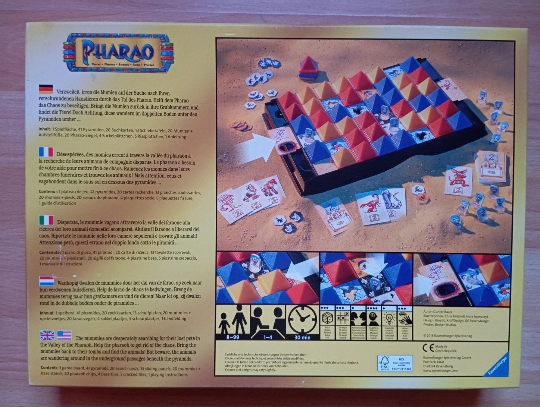 Ravensburger Giochi: RAVENSBURGER Brettspiel "Pharao" ab 8 – Nuovo (secondo la descrizione) da Zeneggen venduto da shemesh_ 1