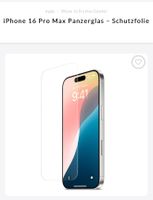 iPhone 16 PRO Max Parzenglas Temperated Glass