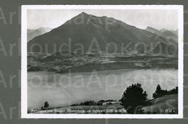 AK sw Sigriswil BE Panorama Margel, Bluemeberg ≈ 1950