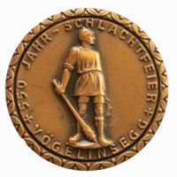 Medaille St. Gallen 1953 550 Jahr Vögelinsegg