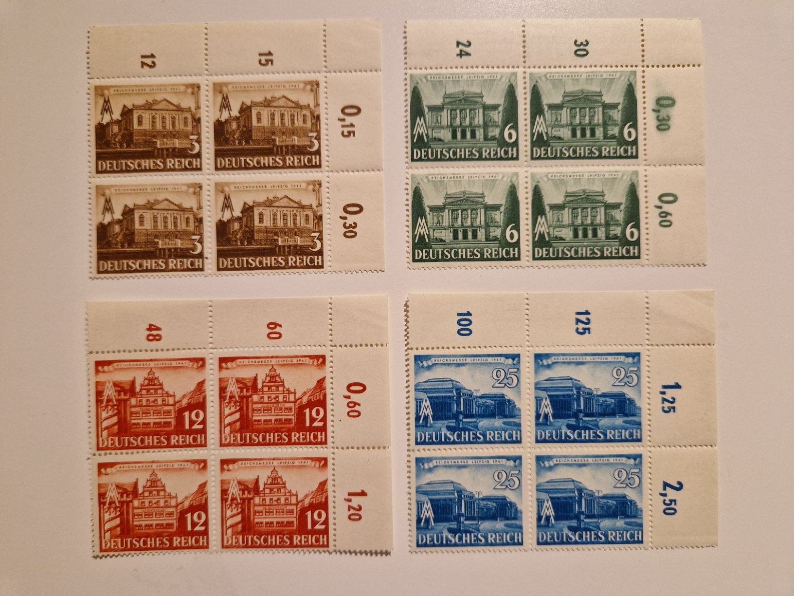 Tutti i francobolli: Deutsches Reich Briefmarken Block postfrisch – Nuovo (secondo la descrizione) da St. Gallen venduto da Enrico_SG