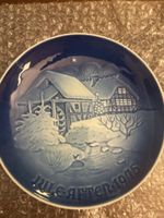 Copenhagen Porzellan Teller Weihnachten 1975 Sammlerstück