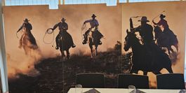 Deko-Wand für Western-Party / Country Fest / Cowboy Event
