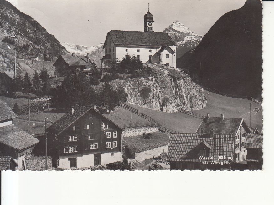 Cartoline postali: Wassen 1940 – Usato da Bürglen TG venduto da StampGraf