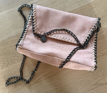 Handtasche Stella McCartney rosa Falabella Flap Crossbody 
