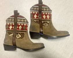 Western. Cowboy. Boho Stiefeletten 36