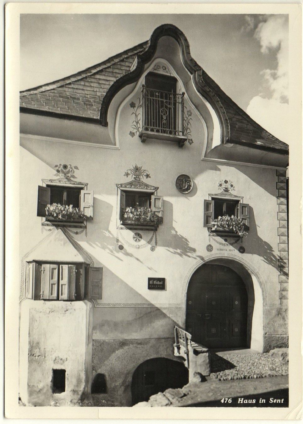 Cartoline postali: SENT Haus in Sent – Usato da Jona venduto da philajona