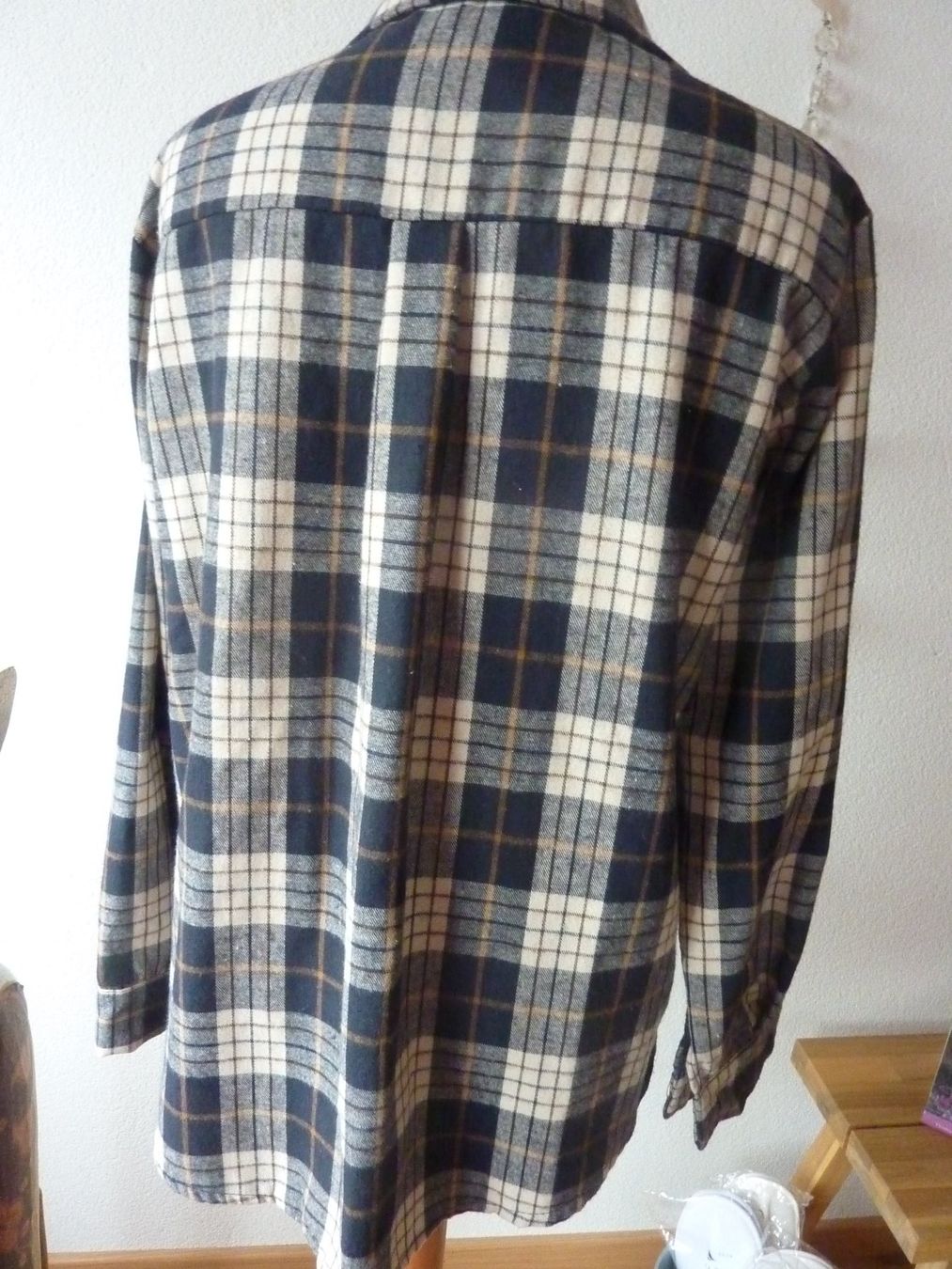 Blusen: Flanelhemd/Bluse,Gr. M, neu, blau/beige – Neu (gemäss Beschreibung) aus Waldstatt von Kananaskis1 6