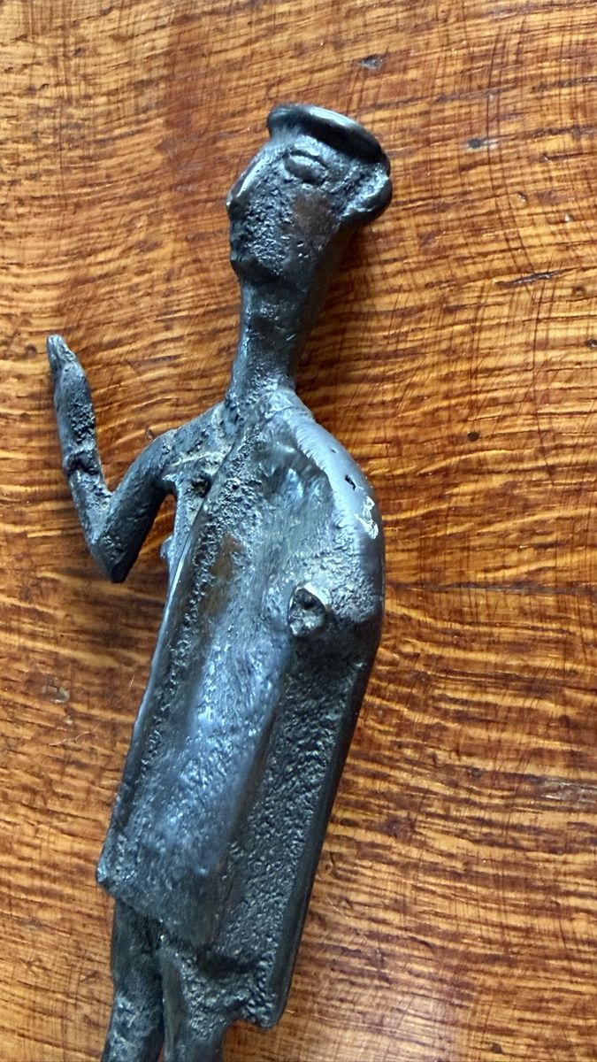 Figuren: Bronze Statuette Krieger – Gebraucht aus Riedholz von Frettchen63 8