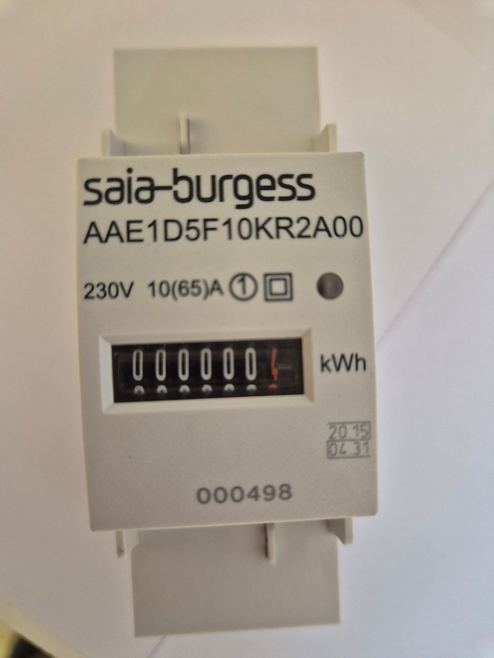 Misurare: SAIA BURGESS AAE1D5F10KR2A00 Einphasiger Energiezähler – Usato da Thielle venduto da urs_8lzn 1