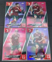 4x Topps Chrome Bundesliga 21/22 FC Augsburg Lot Numbered