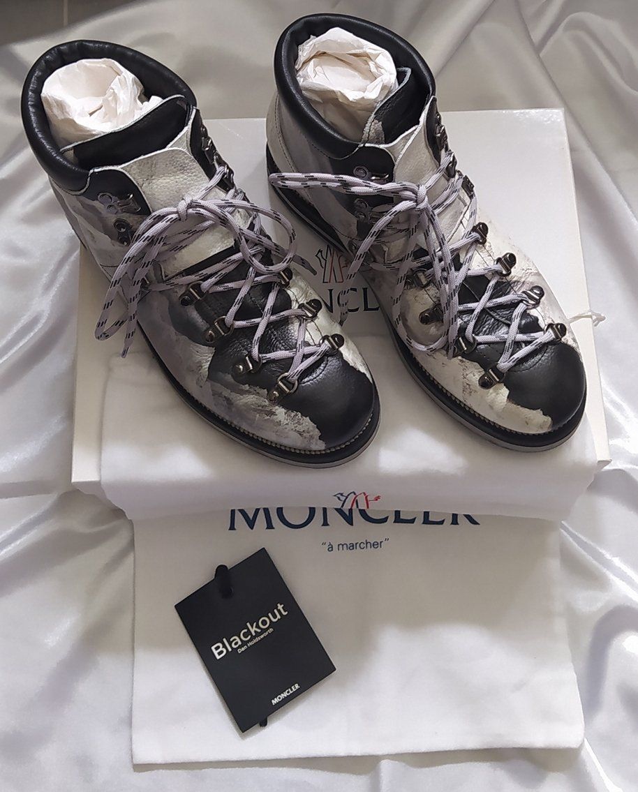 Moncler Chaussures hommes: Moncler x Dan Holdsworth Blackout Collection Boots – Neuf (Voir description) à Arlesheim par Jokerman69 6
