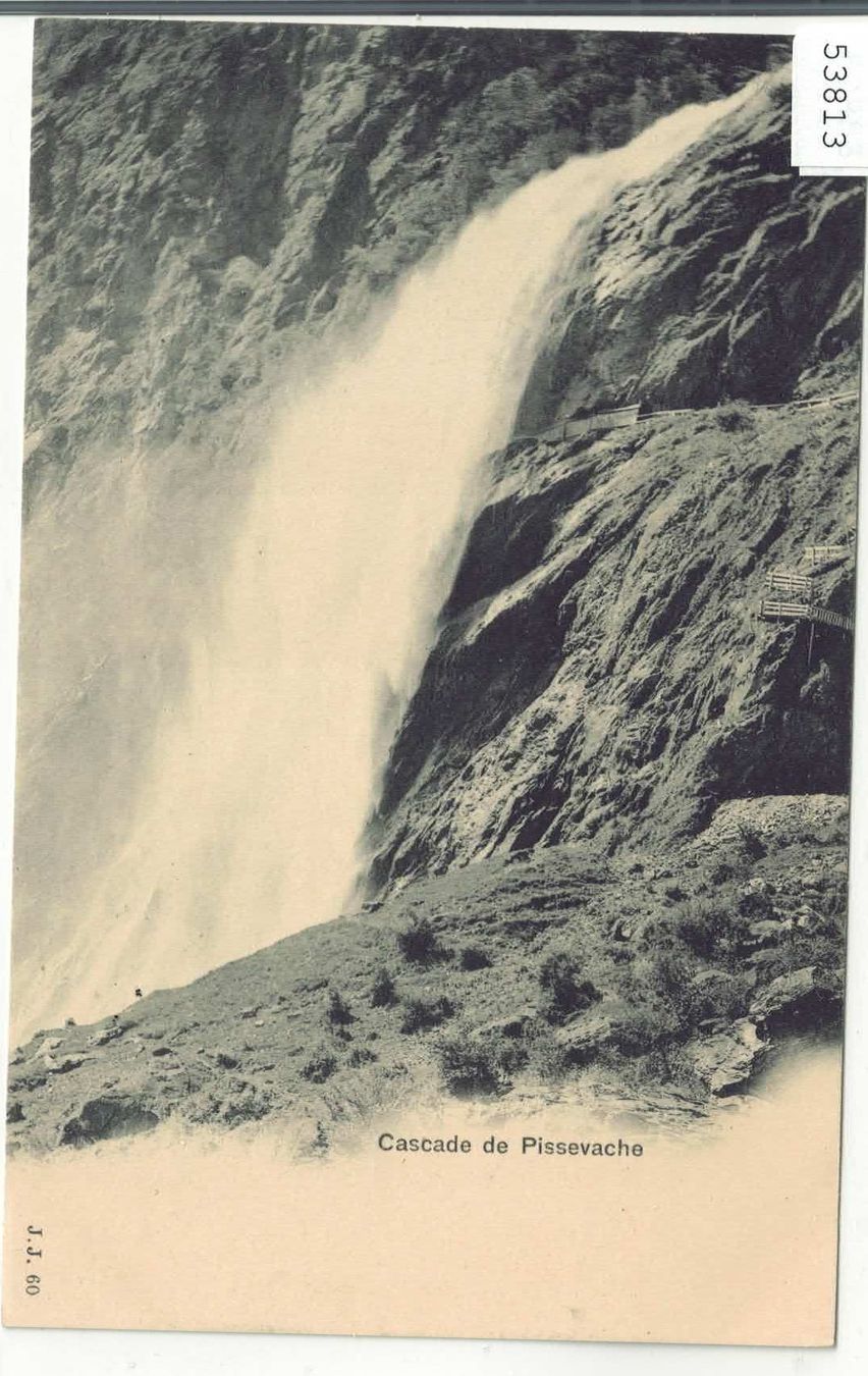 Cartoline postali: Cascade de Pissevache – Usato da Ettingen venduto da Kartenplanet