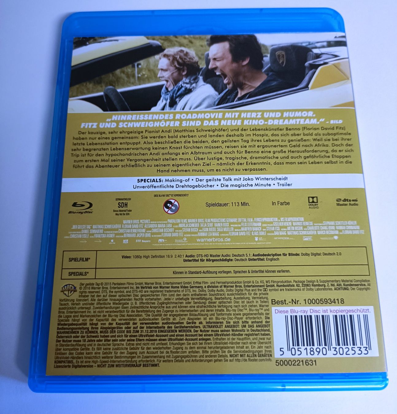 Tutti i DVDs: "Der geilste Tag" mit Matthias Schweighöfer – Usato da Köniz venduto da Movieportal007 1