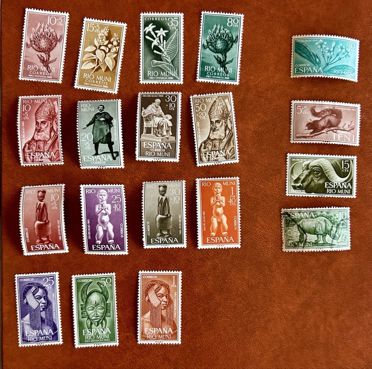 Tutti i francobolli: Lot de Timbres neufs de Rio Muni – Nuovo (secondo la descrizione) da Petit-Lancy venduto da Pierre_le_voyageur