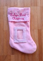 🎅🏽🎄Weihnachtsstiefel Baby's First Christmas, rosa ⭐️NEU⭐