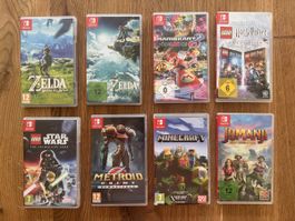 Nintendo Switch Spiele Games Sammlung