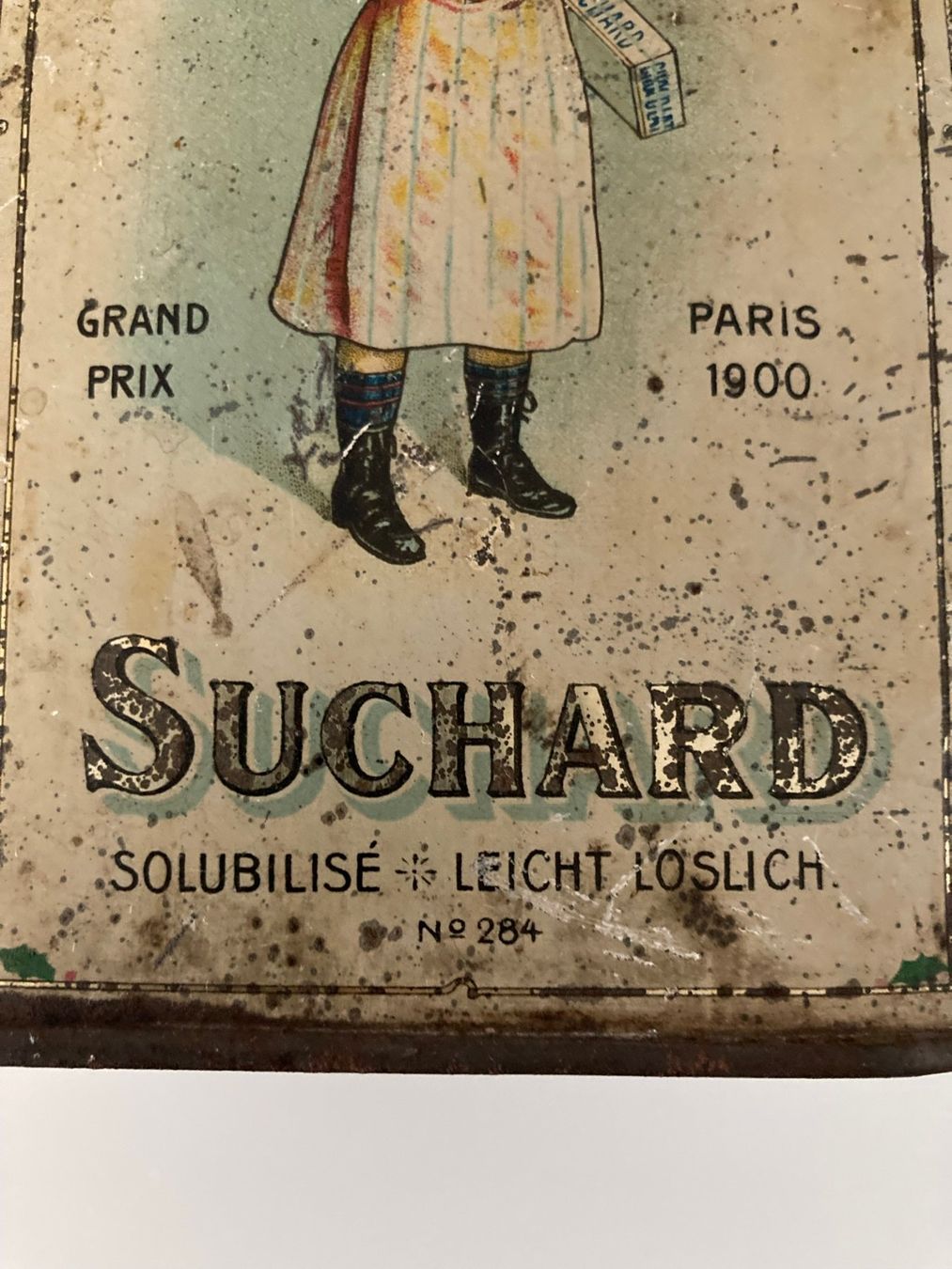 Toutes les décorations: Suchard Antike Blechdose Nr 284  Jg. ca. 1900 – D'occasion à Wohlen b. Bern par Titus55 1