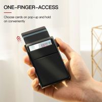 Kreditkartenetui Etuis RFID Schutz Pop up Wallet Portemonnai