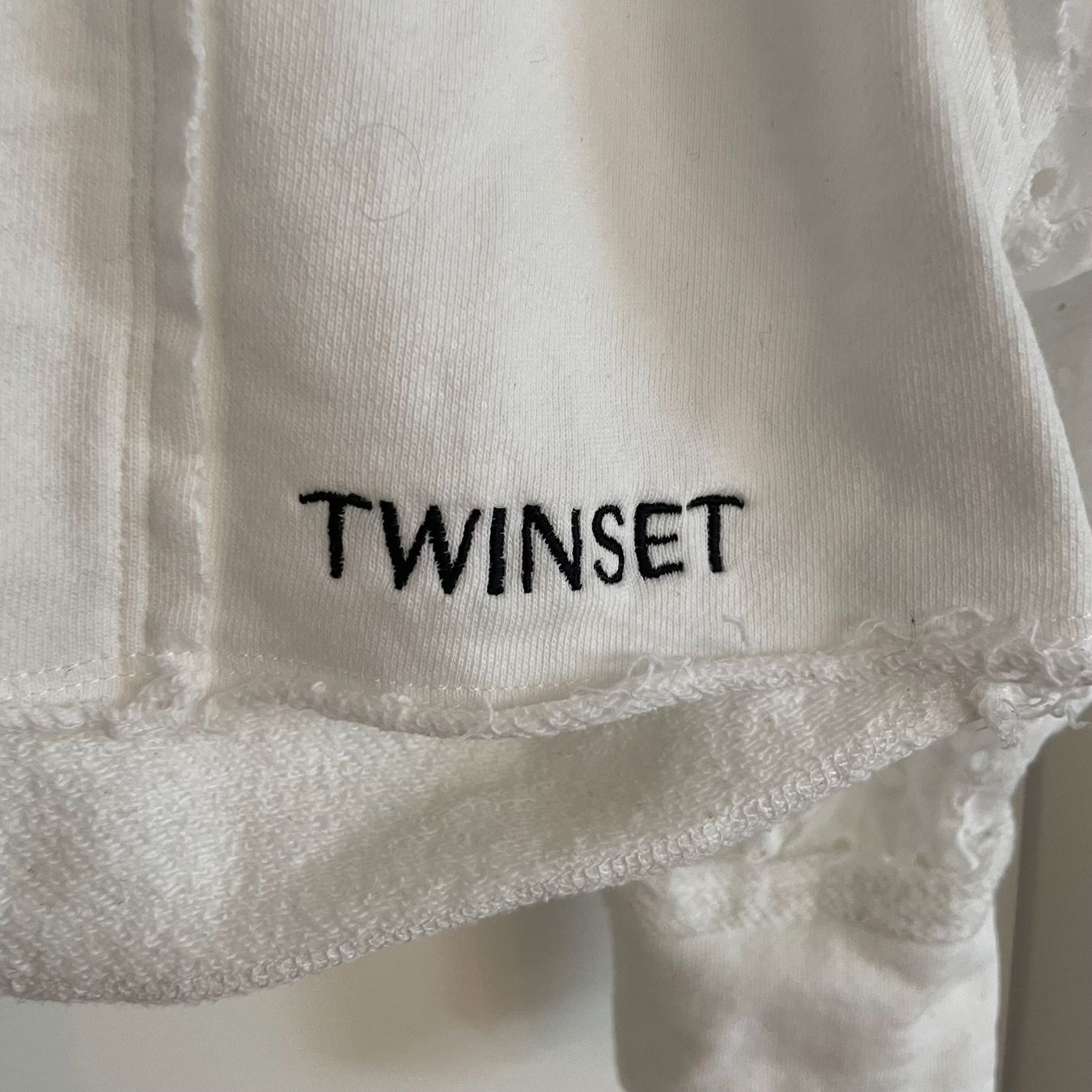 Twinset Maglioni & Felpe: Twinset Milano Pullover, weiss, Spitze - Grösse M – Usato da Walde AG venduto da Flumsi66 1
