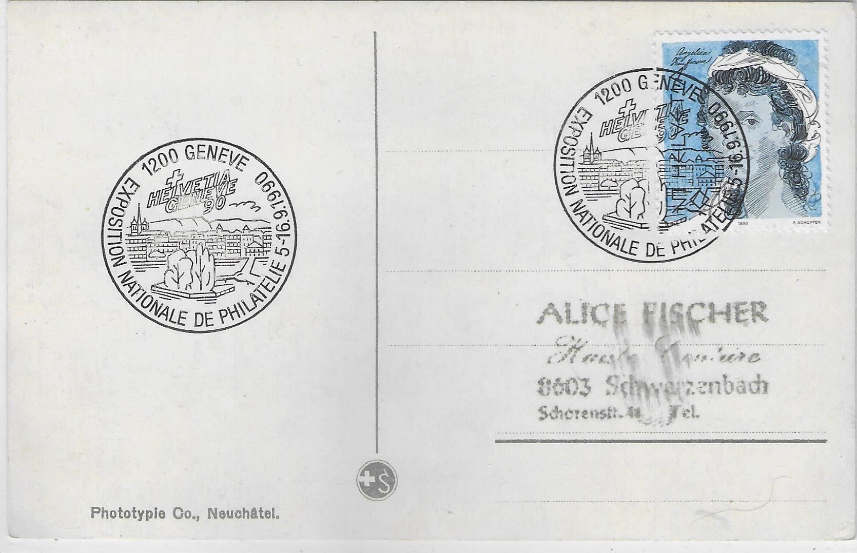 Cartoline postali: Geneve - Eglise Russe - Litho – Usato da Ettingen venduto da Kartenplanet 1
