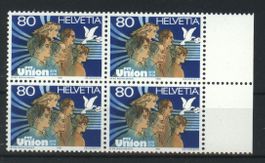 1991, Sonderpostmarke IV, Viererblock **