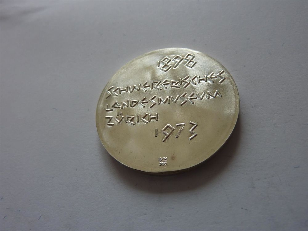Erni- Silbermedaille; Landesmuseum 1973 6