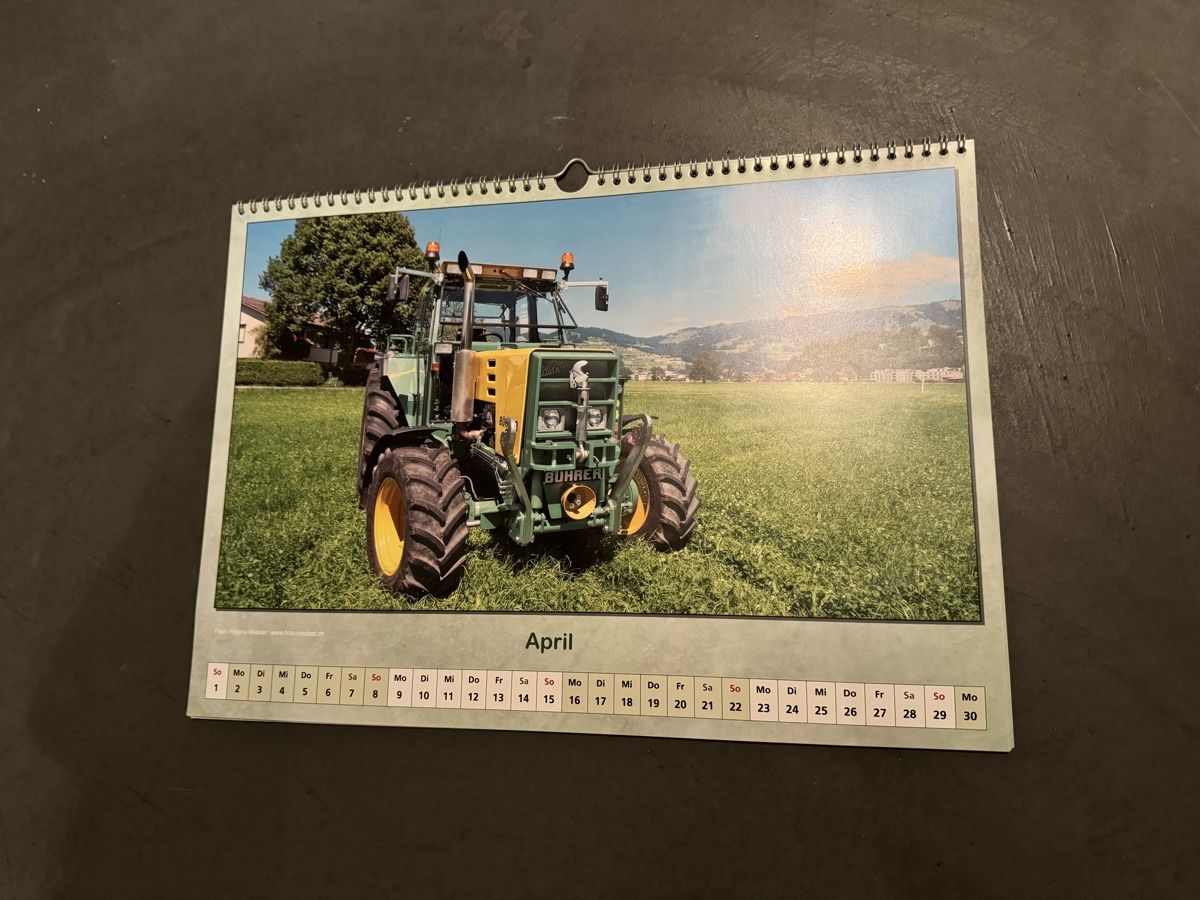 Bührer Calendari: Bührer Traktor Kalender 2018 – Usato da Egg SZ venduto da fsc_g2v2 1