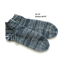Sneaker – Socken handgestrickt  Gr.46/47   Nr.91