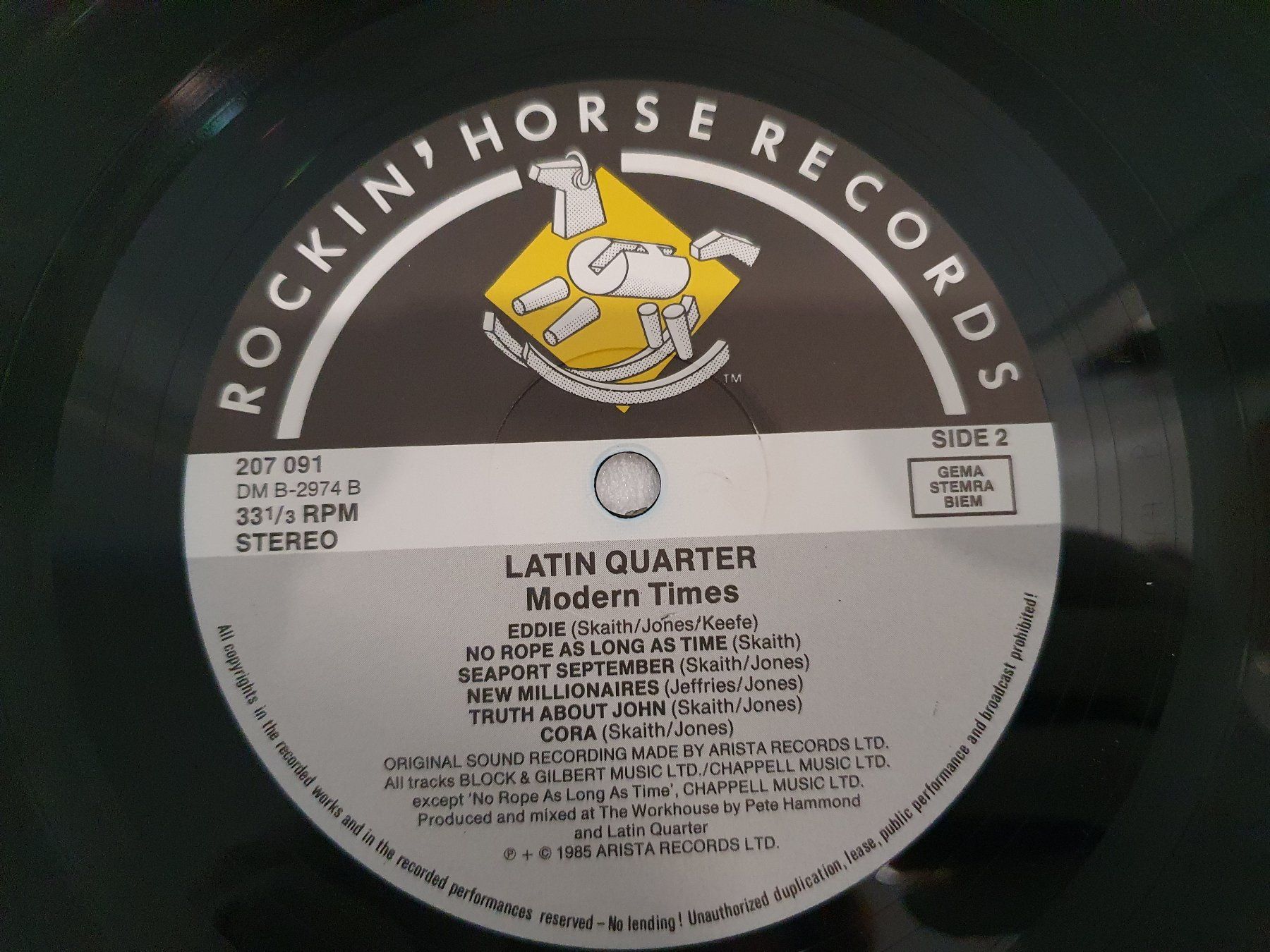 Dischi in vinile: Latin Quarter – Modern Times – Usato da Uster venduto da Vinyl-Leidenschaft 6