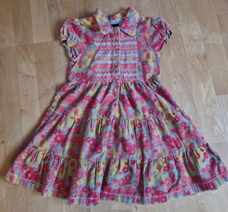 Marks & Spencer Kordsamt Sommerkleid, Gr. 122