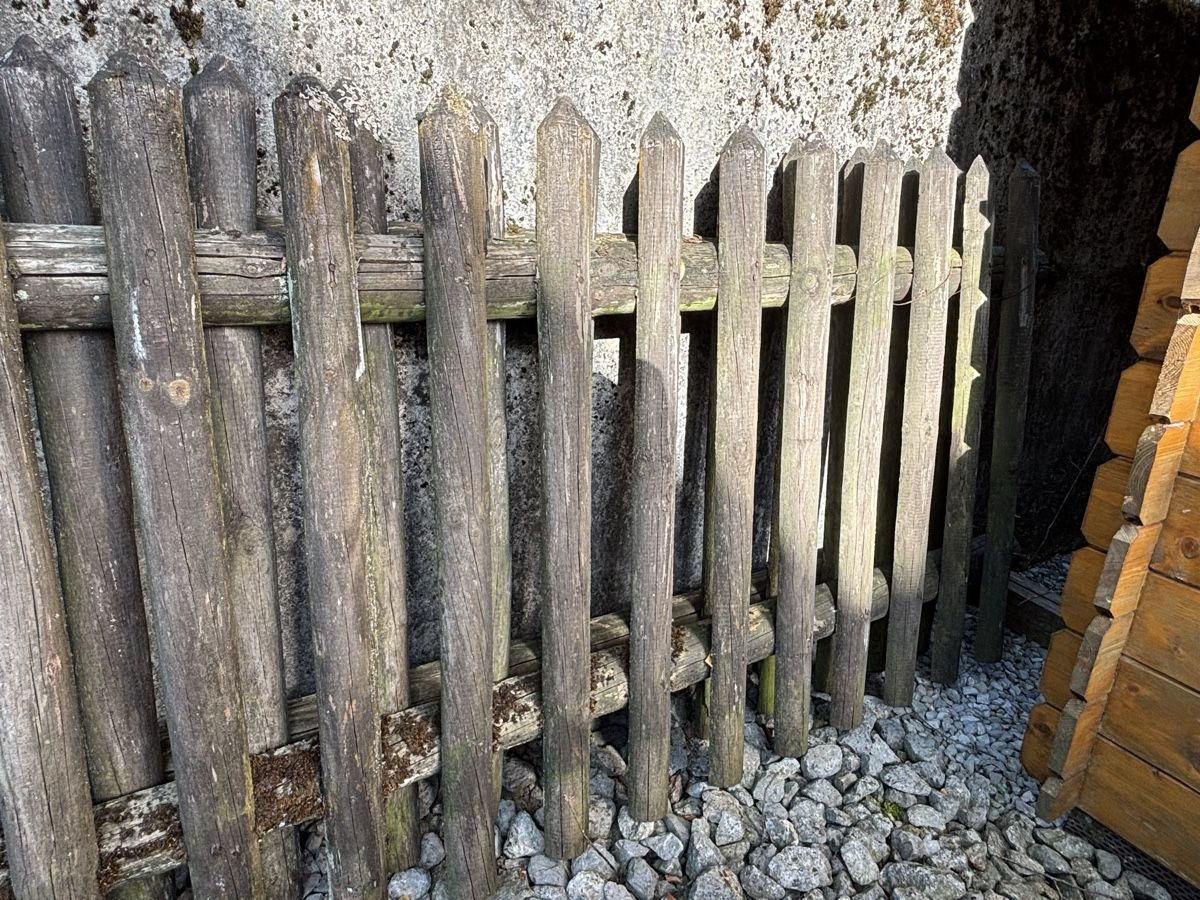 Fendivista: Holz Gartenzaun 4m90cm - 80cm Höhe – Usato da Jona venduto da Sid100 2