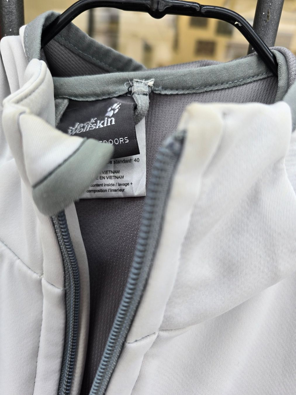 Jack Wolfskin Giacche: Kleidung: Jack Wolfskin Softshell Jacke, hellgrau, Grösse M – Usato da Romanshorn venduto da Rachacha 4