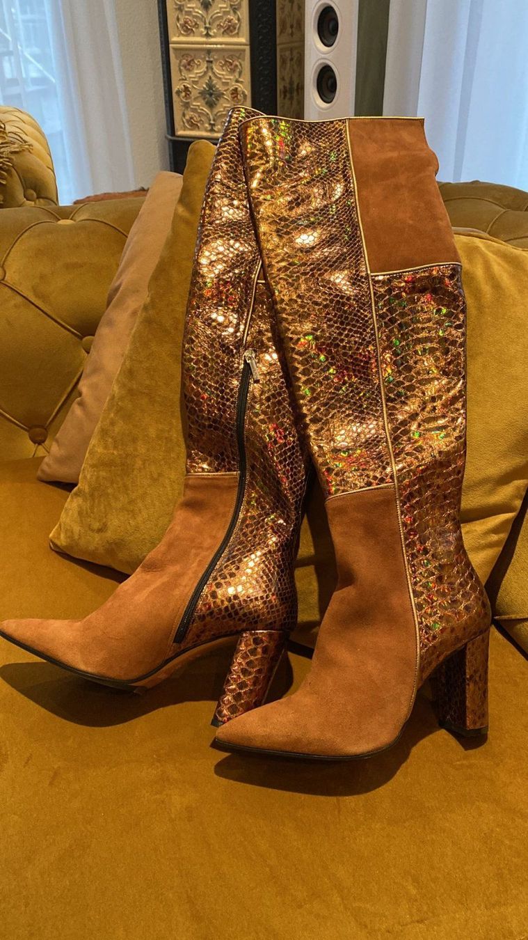 Scarpe da donna: echtleder Stiefel, Gr. 38 – Usato da Dagmersellen venduto da sheli17 7
