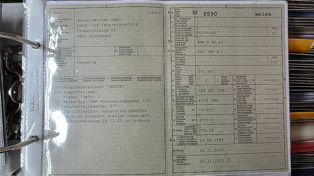 BMW Touring: BMW Motorrad R 80 ST – Usato da Altendorf venduto da Puch1977 4