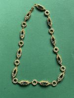 Schone Vergoldet Kette mit / blau