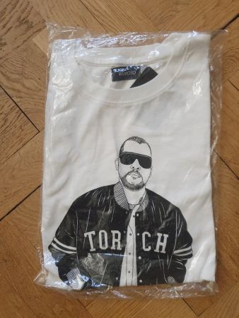 WeMoto Blauer Samt T-Shirt Grösse M Neu rar