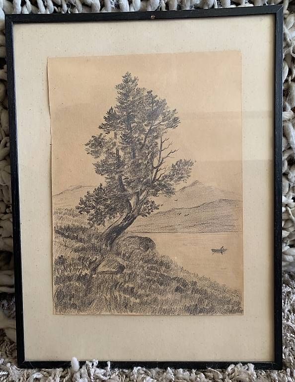 Dipinti: Tableau au fusain  – Usato da Renens VD venduto da the_j68r