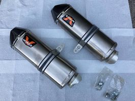 KTM 690 Supermoto R (2008): WINGS Titanium exhausts