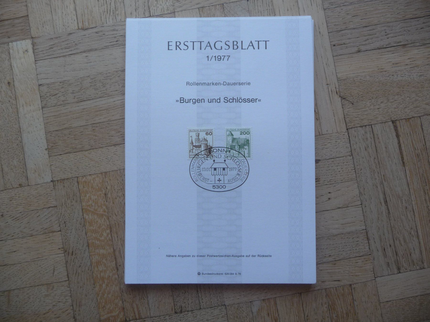 Tous les timbres: BRD, Ersttagsblätter 1977 ( 1 - 28 ) – Neuf (Voir description) à Zürich par Edje
